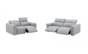 Prescott Sofa Set Light Grey J&M Furniture Prescott Sofa Set Light Grey J&M Furniture