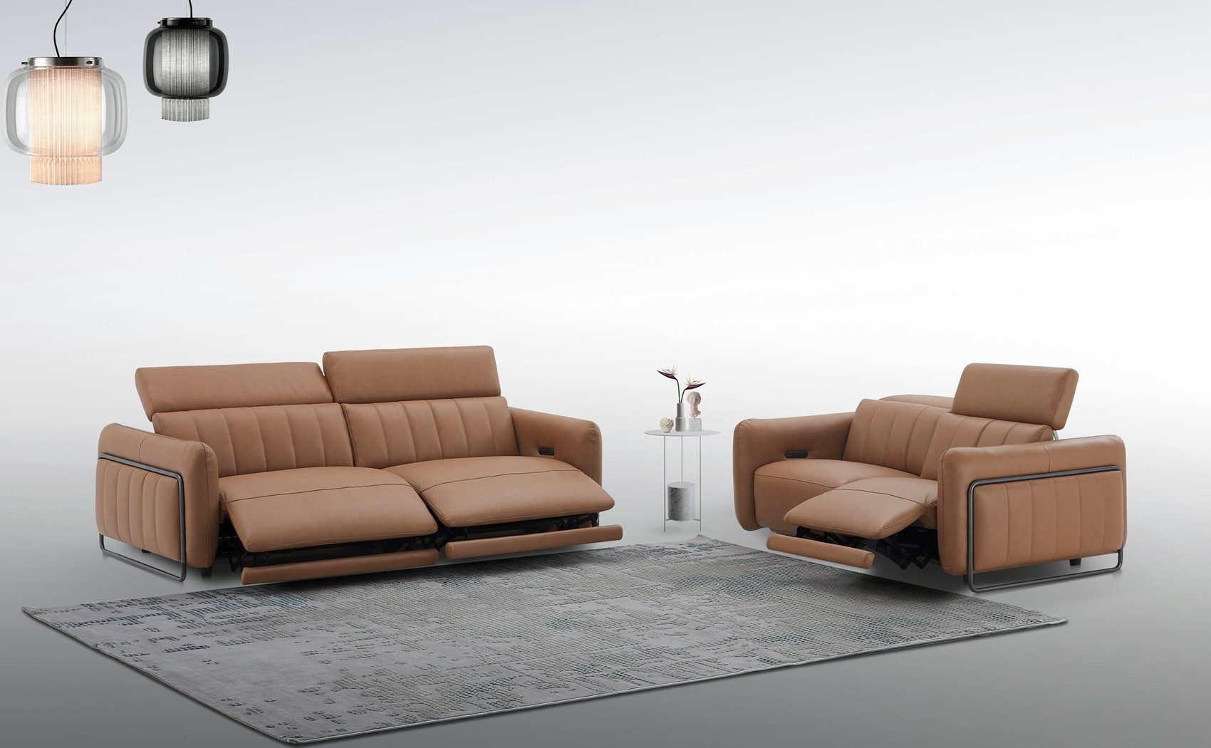 President Sofa Set Cognac J&M Furniture