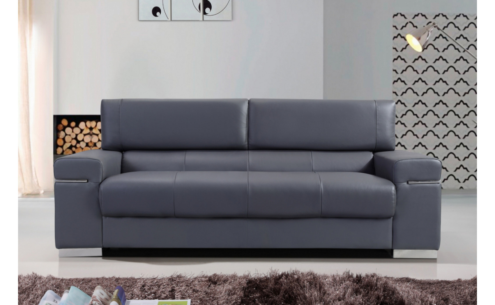 Soho Sofa Set Grey J&M Furniture