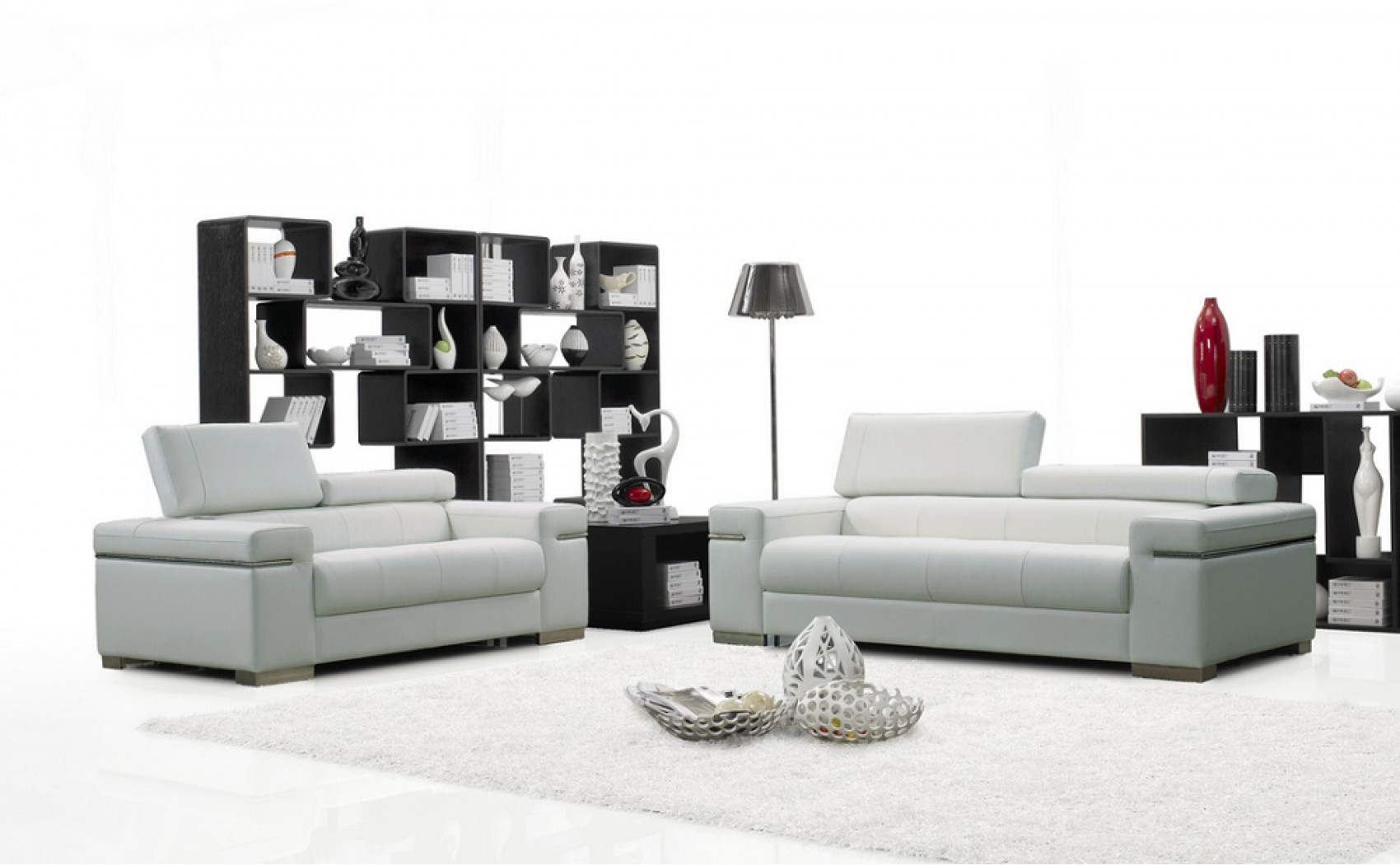 Soho Sofa Set White J&M Furniture