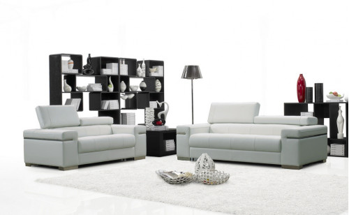 Soho Sofa Set White J&M Furniture Soho Sofa Set White J&M Furniture