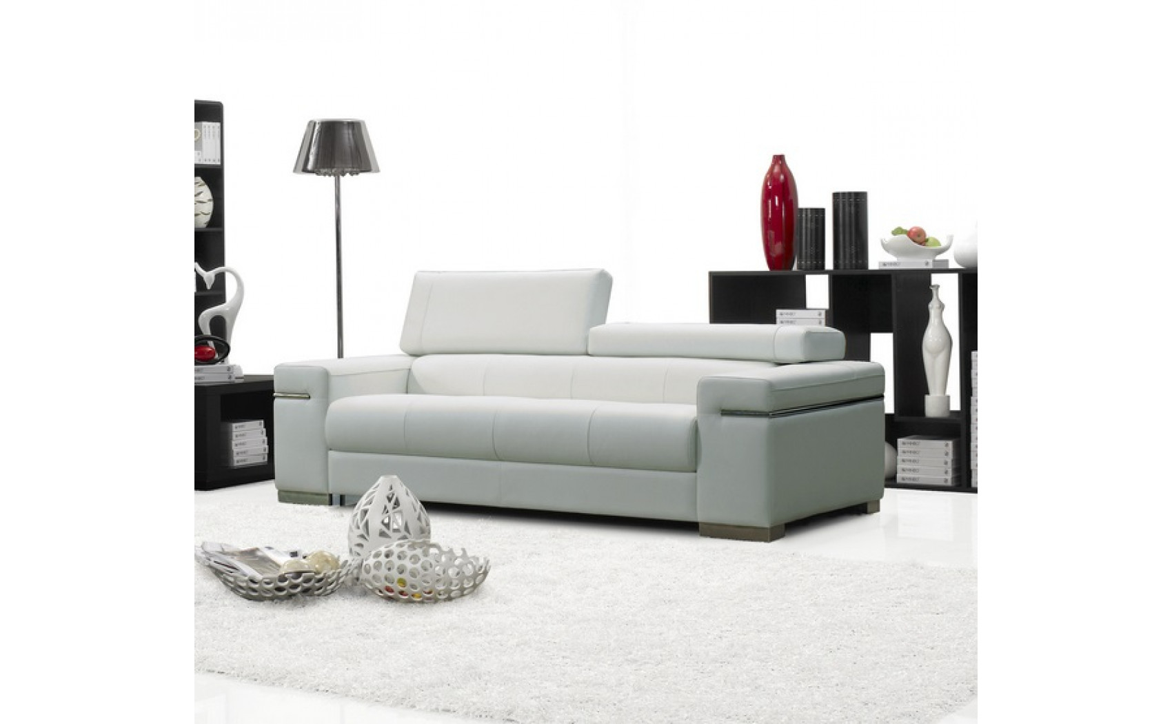 Soho Sofa Set White J&M Furniture
