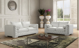 Vanity Sofa Set White J&M Furniture Vanity Sofa Set White J&M Furniture
