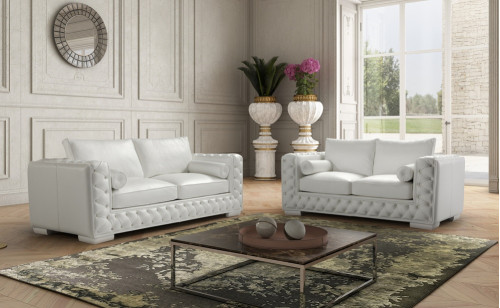 Vanity Sofa Set White J&M Furniture Vanity Sofa Set White J&M Furniture
